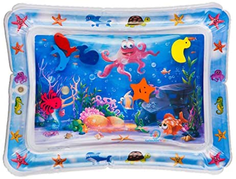 Toys for Babies Under One: Splashin’kids Inflatable Tummy Time Premium Water mat Infants and Toddlers is The Perfect Fun time Play Activity Center Your Baby’s Stimulation Growth