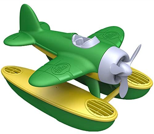 Toys and Games for Pre-Schoolers: Green Toys Seaplane in Green Color – BPA Free, Phthalate Free Floatplane for Improving Pincers Grip. Toys and Games