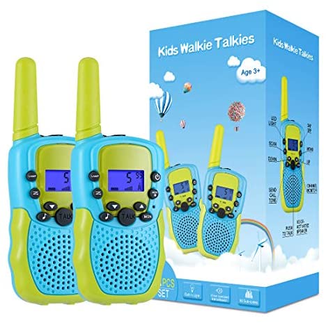 Toys and Games for Autistic Children: Selieve Toys for 3-12 Year Old Boys, Walkie Talkies for Kids 22 Channels 2 Way Radio Toy with Backlit LCD Flashlight, 3 Miles Range for Outside, Camping, Hiking