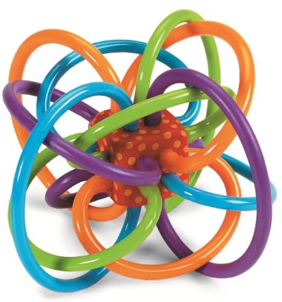 Toys for Babies Under One: Manhattan Toy Winkel Rattle & Sensory Teether Toy