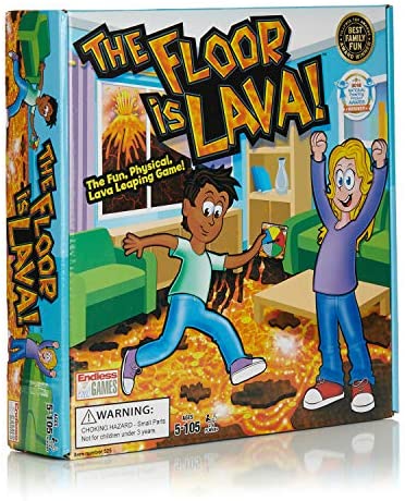 Toys and Games for Pre-Schoolers: The Floor is Lava – Interactive Game for Kids and Adults – Promotes Physical Activity – Indoor and Outdoor Safe