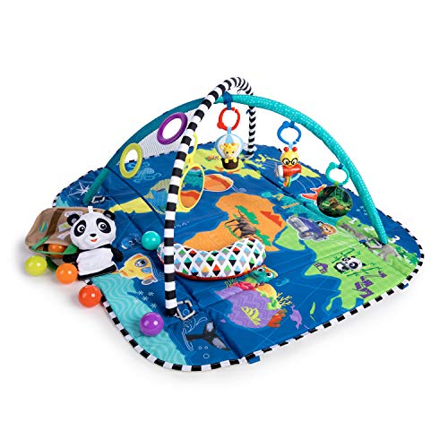 Toys for Babies Under One: Baby Einstein 5-in-1 Journey of Discovery Activity Gym and Play Mat, Ages Newborn +