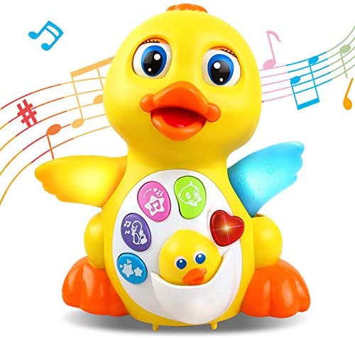 Toys for Toddlers: RACPNEL Baby Toys Musical Dancing Toys Duck with Lights & Sounds, Early Learning and Development Educational Toys for Toddlers Infants Boys and Girls