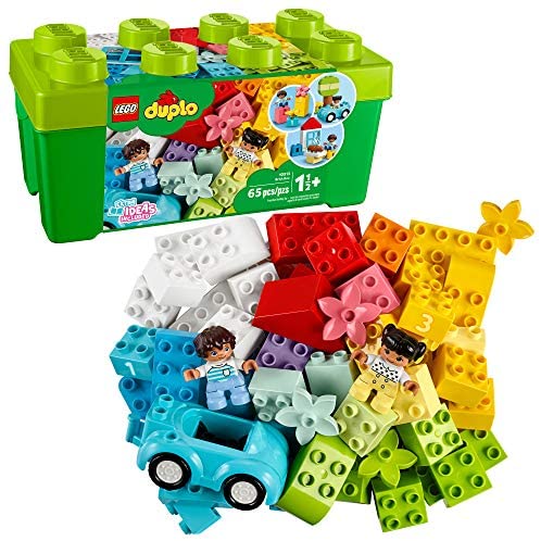 Toys for Toddlers: LEGO DUPLO Classic Brick Box 10913 First LEGO Set with Storage Box, Great Educational Toy for Toddlers 18 Months and up, New 2020 (65 Pieces)