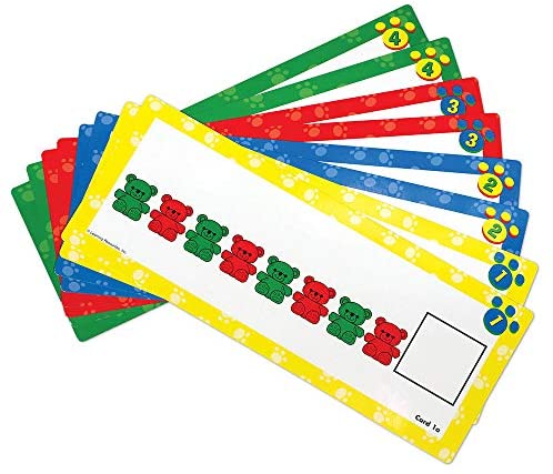 Toys and Games for Pre-Schoolers: Learning Resources Three Bear Family Pattern Cards, Homeschool, Early Math Skill Learning, Bears Not Included, Ages 3+