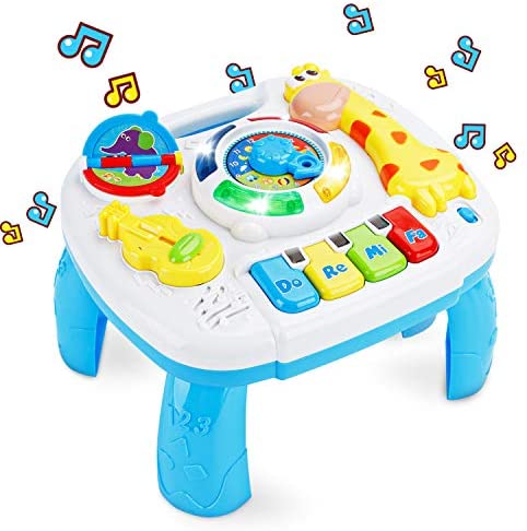 Toys for Toddlers: baccow Baby Toys 6 to 12-18 Months Musical Educational Learning Activity Table Center Toys for Toddlers Infants Kids 1 2 3 Year Olds Boys Girls Gifts Size 9.7 x 8.7 x 7.1 Inches