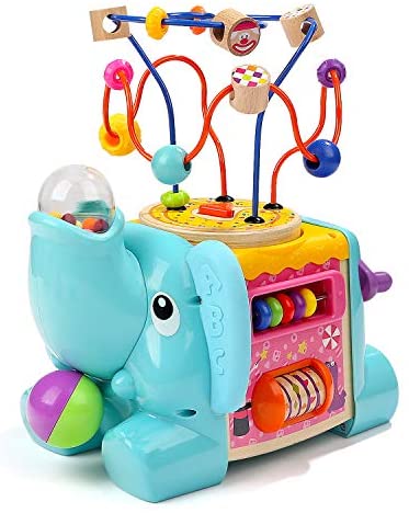 Toys for Babies Under One: TOP BRIGHT Activity Cube Toys – Baby Toys with Bead Maze for Toddlers 1 2 Year Old Boy and Girl Gifts