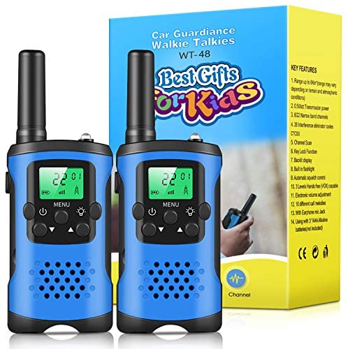 Toys and Games for Pre-Schoolers: Walkie Talkies for Kids, 22 Channel 2 Way Radio 3 Mile Long Range Kids Toys & Handheld Kids Walkie Talkies, Best Gifts & Top Toys for Boy & Girls Age 3 4 5 6 7 8 9 for Outdoor Adventure Game, Boys Toy