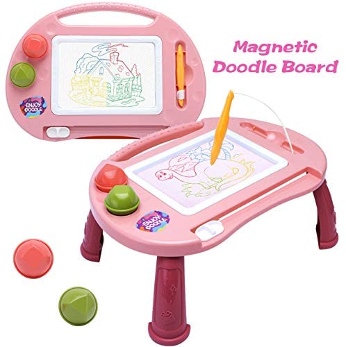 Toys for Toddlers: Magnetic Drawing Board,Toys for 1-2 Year Old Girls,Magna Erasable Doodle Board for Kids,A Colorful Etch Education Sketch Table Doodle Pad Toddler Toys for Girls Boys Age 2 3 4 5 Gifts