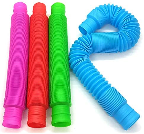 Toys and Games for Autistic Children: BunMo Pop Tubes Sensory Toys – Fine Motor Skills Toddler Toys – Fidget Toys for Sensory Kids and Learning Toys