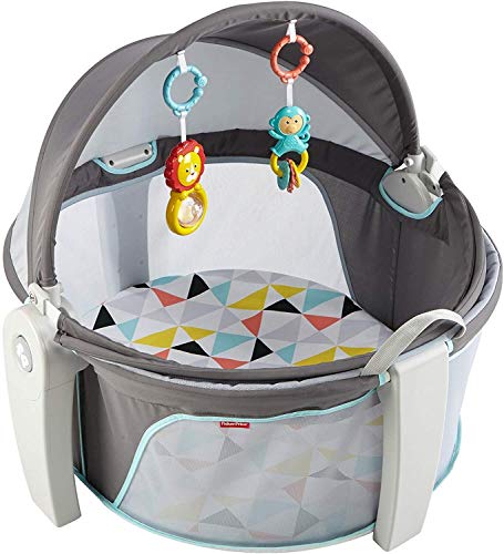 Toys for Toddlers: Fisher-Price On-the-Go Baby Dome, Grey/Blue/Yellow/White