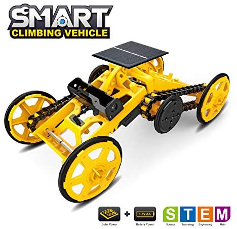 Toys and Games for Autistic Children: Yerloa Solar STEM Car Toys for Kids 10 Year Old, Educational Solar Science Building Toys for 7 8 9 10+ Boys Girls, DIY Building Engineering Experiment Kit Gifts for Kids,Teens and Science Lovers