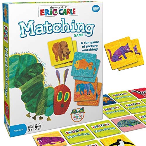 Toys and Games for Pre-Schoolers: Wonder Forge Eric Carle Matching Game For Boys & Girls Age 3 To 5 – A Fun & Fast Animal Memory Game