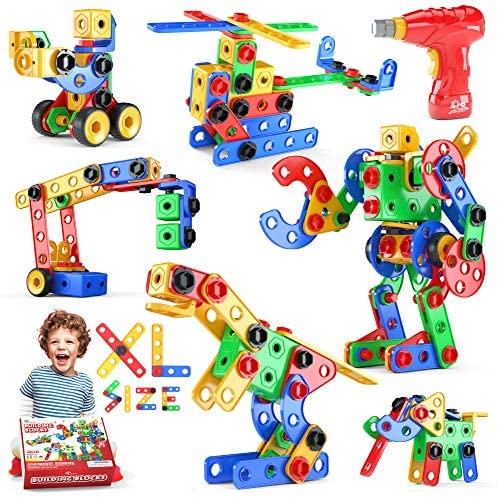 Toys for Toddlers: Jasonwell STEM Toys Building Blocks – 152 PCS Educational Construction Set Creative Engineering Toys Building Toys Kit Stem Activities Learning Gift for Kids Ages 3 4 5 6 7 8 9 10 Year Old Boys Girls